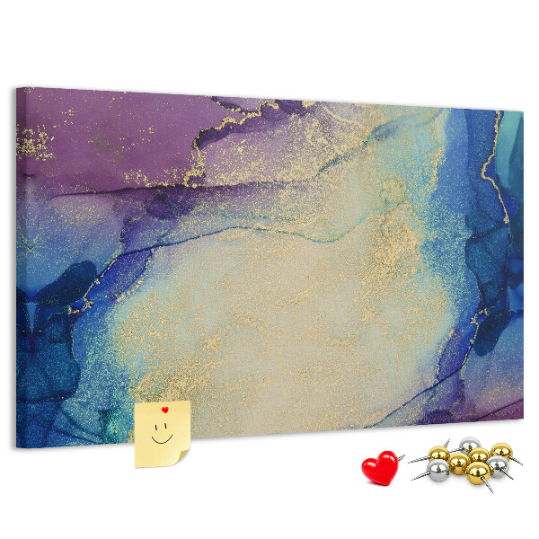 Cork board Abstract marble