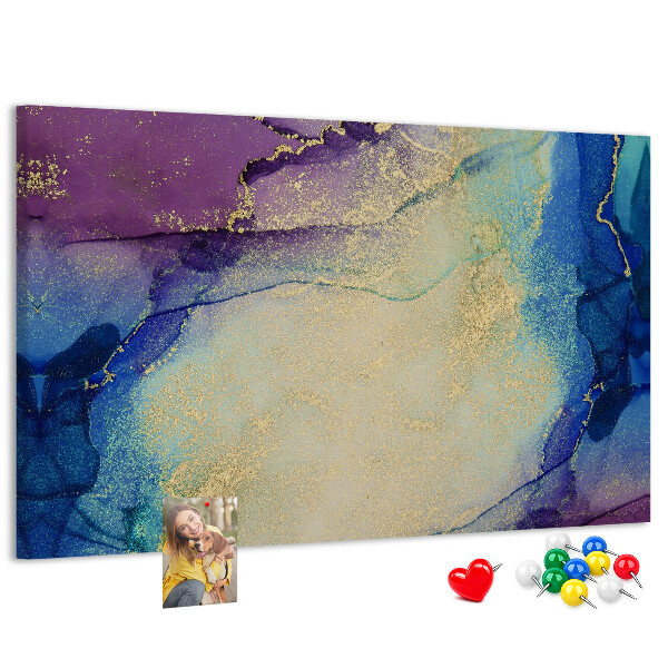 Cork board Abstract marble