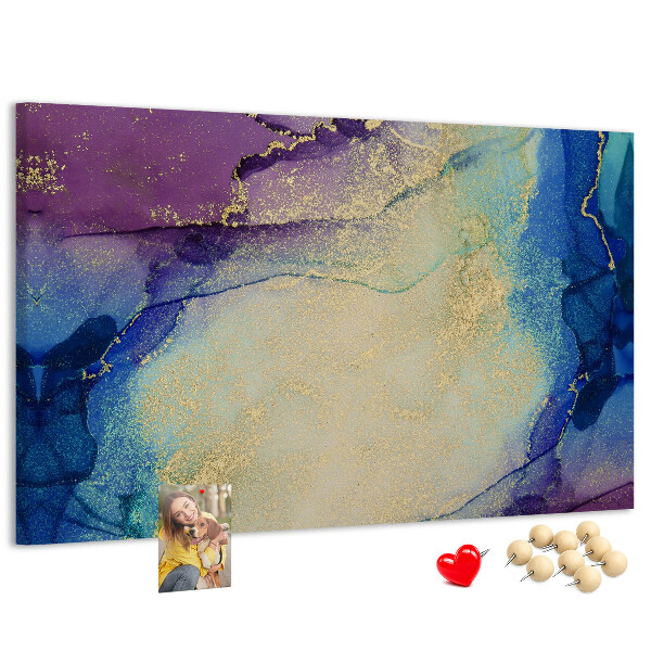 Cork board Abstract marble