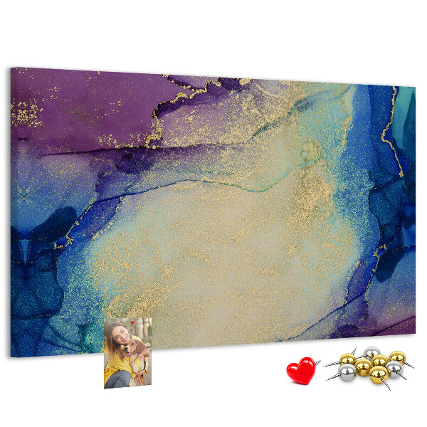Cork board Abstract marble