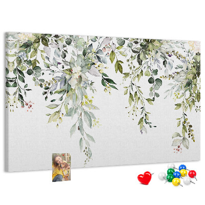 Cork memo board Blooming nature