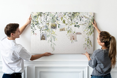 Cork memo board Blooming nature