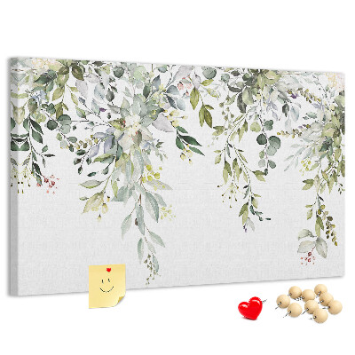 Cork memo board Blooming nature