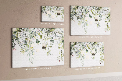 Cork memo board Blooming nature