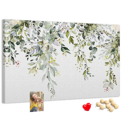 Cork memo board Blooming nature