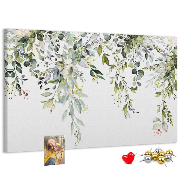 Cork memo board Blooming nature