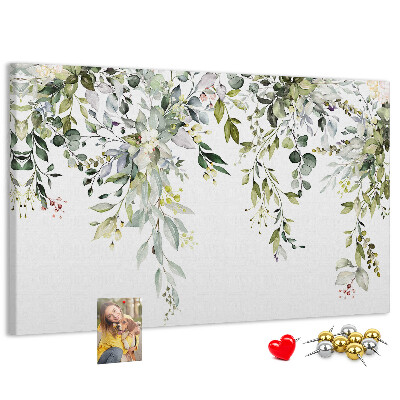 Cork memo board Blooming nature