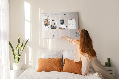 Cork display board Weekly planner
