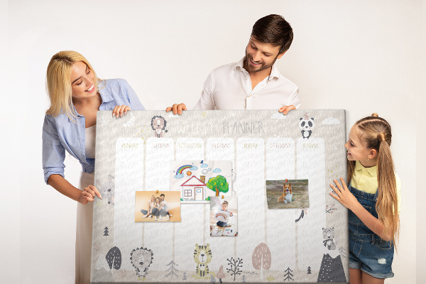 Cork board Weekly plan