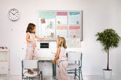 Cork memo board Wishlist