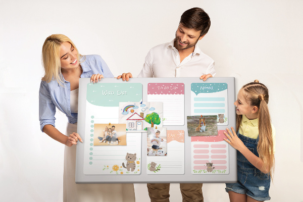 Cork memo board Wishlist