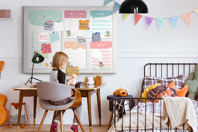Cork memo board Wishlist
