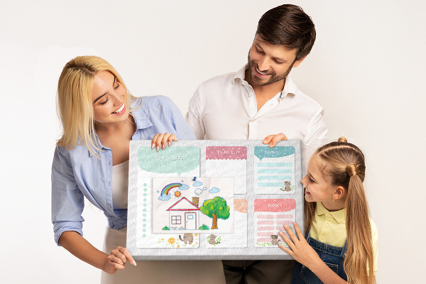 Cork memo board Wishlist