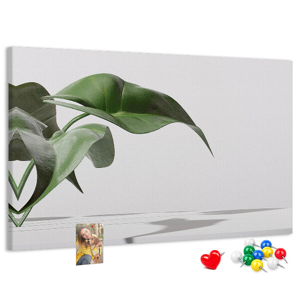 Cork display board Abstract leaves
