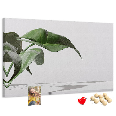 Cork display board Abstract leaves