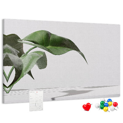 Cork display board Abstract leaves