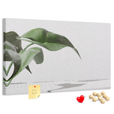 Cork display board Abstract leaves