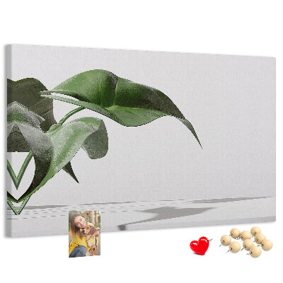Cork display board Abstract leaves