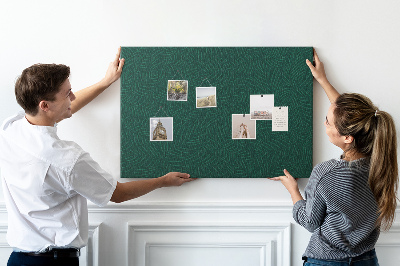 Cork display board Leaf pattern