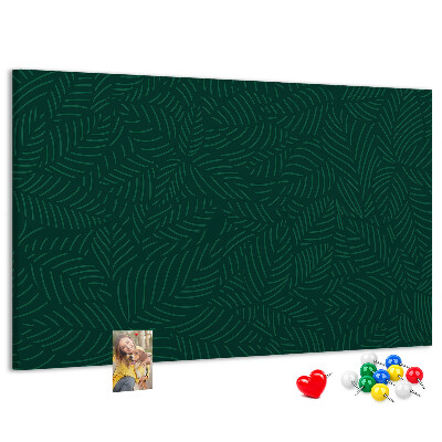 Cork display board Leaf pattern