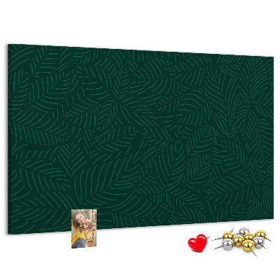 Cork display board Leaf pattern