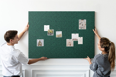 Cork display board Leaf pattern