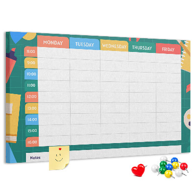 Cork board Lesson plan