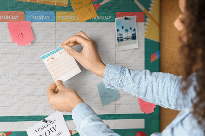 Cork board Lesson plan