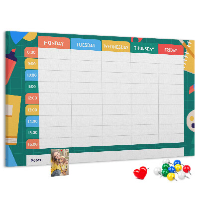 Cork board Lesson plan
