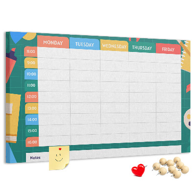 Cork board Lesson plan