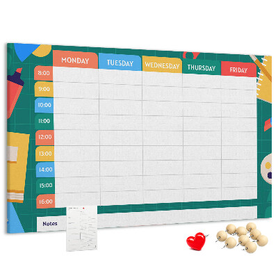 Cork board Lesson plan
