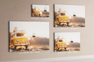 Cork memo board Car vacation
