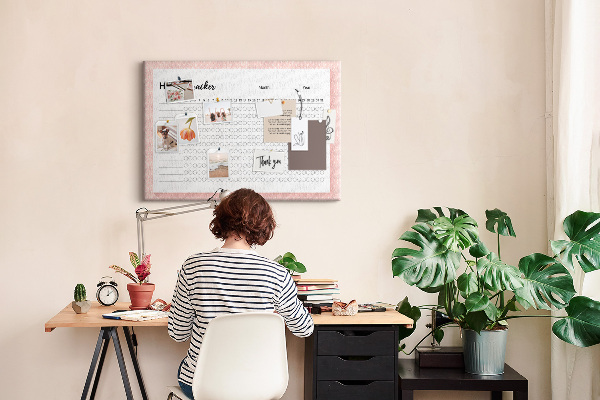 Cork board Habit tracker
