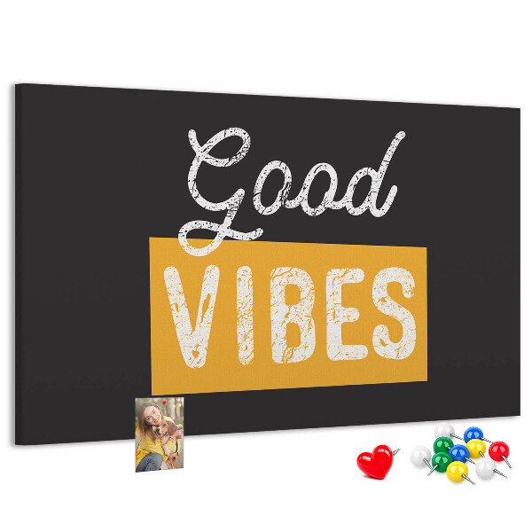 Cork display board Motivational quote