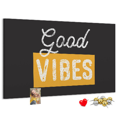 Cork display board Motivational quote