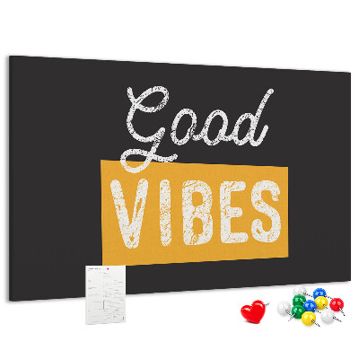 Cork display board Motivational quote
