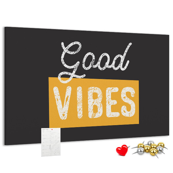 Cork display board Motivational quote