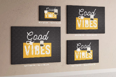 Cork display board Motivational quote