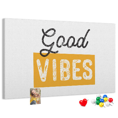 Cork memo board Inspirational sentence