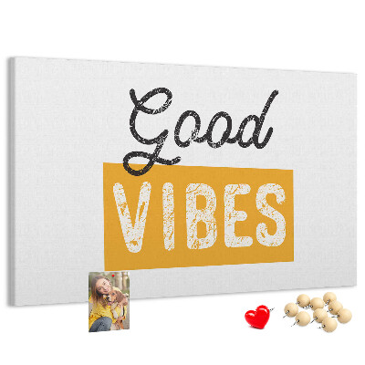 Cork memo board Inspirational sentence