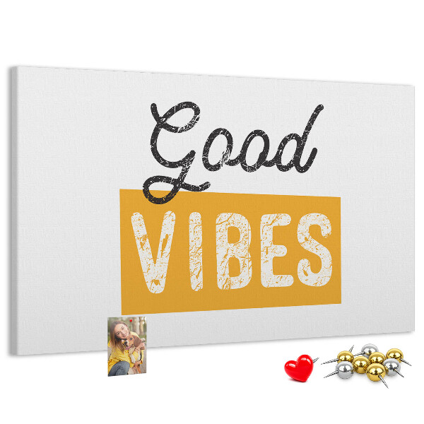 Cork memo board Inspirational sentence