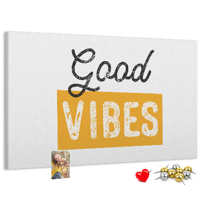 Cork memo board Inspirational sentence