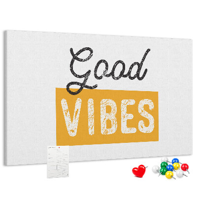 Cork memo board Inspirational sentence