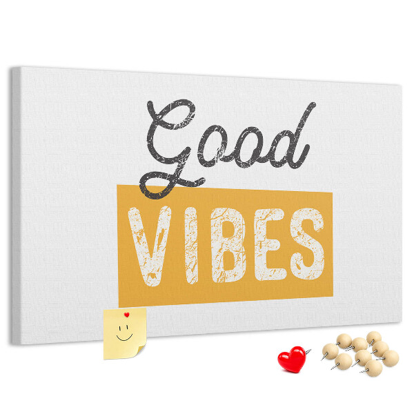 Cork memo board Inspirational sentence