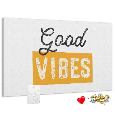 Cork memo board Inspirational sentence