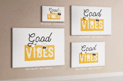Cork memo board Inspirational sentence