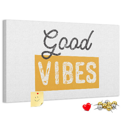 Cork memo board Inspirational sentence