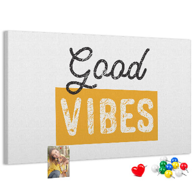 Cork memo board Inspirational sentence