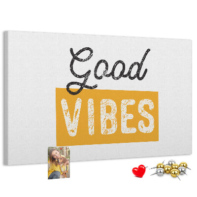 Cork memo board Inspirational sentence
