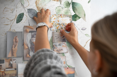 Cork display board Leaves nature plants